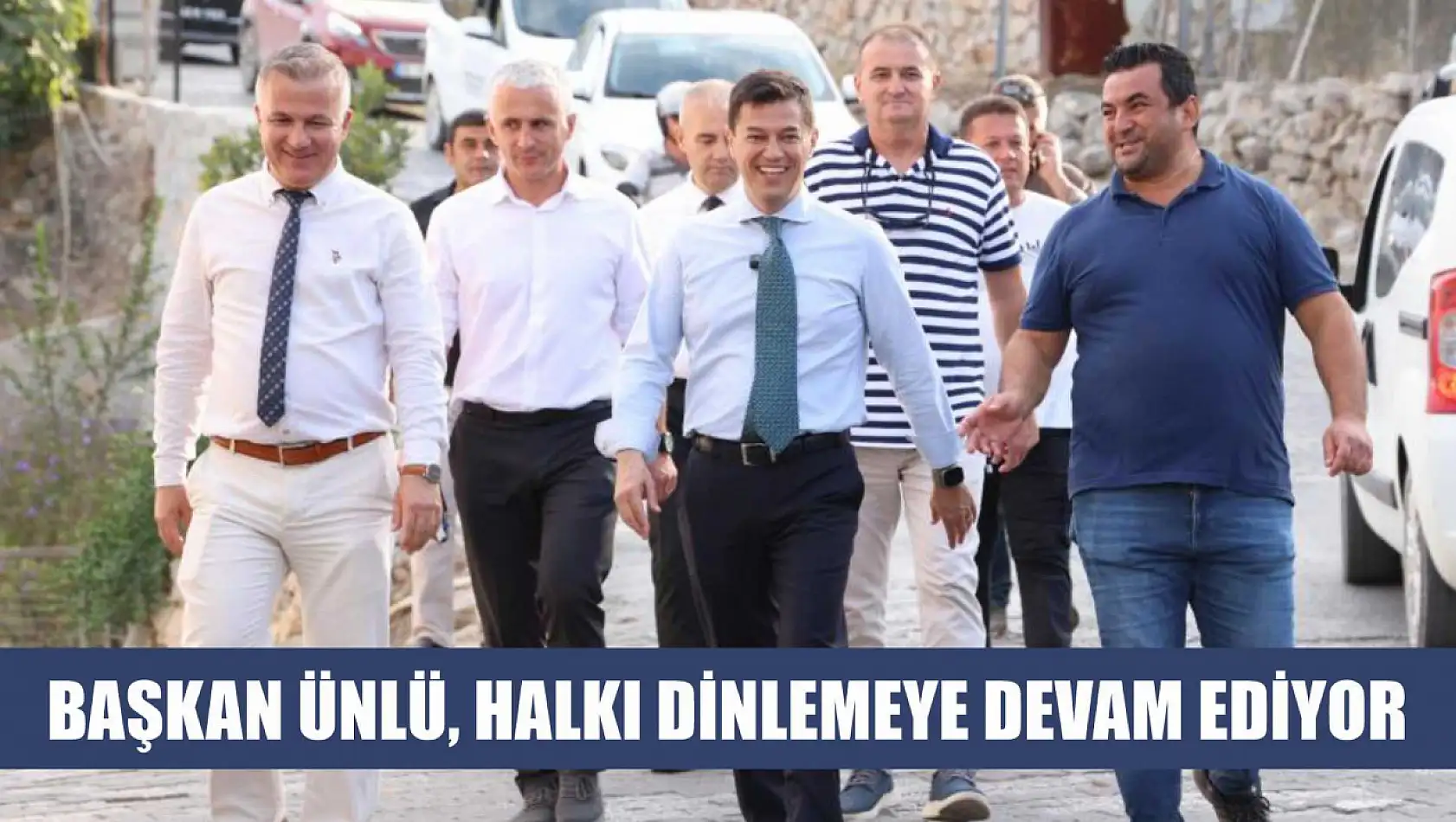 Başkan Ünlü, halkı dinlemeye devam ediyor