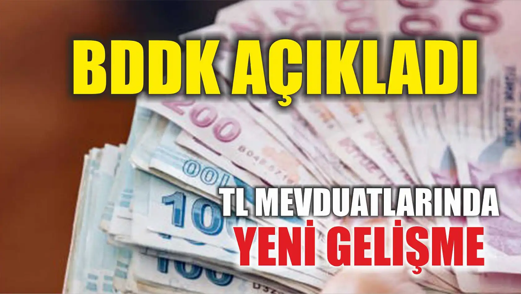 BDDK açıkladı: TL mevduatlarında yeni gelişme