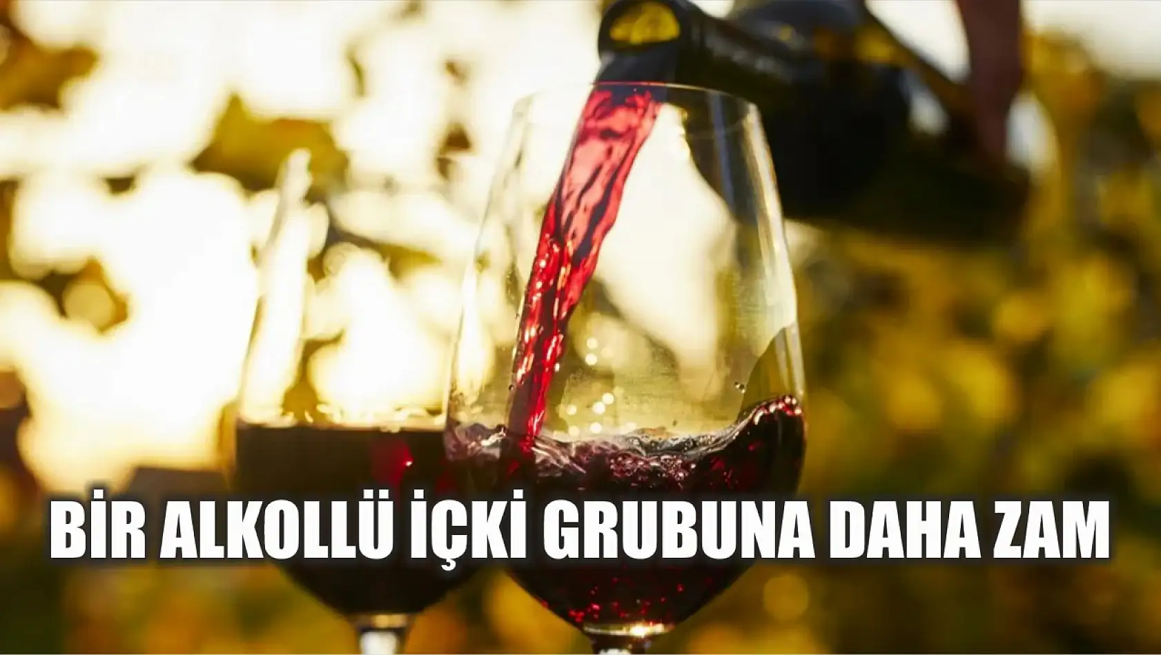 Bir alkollü içki grubuna daha zam