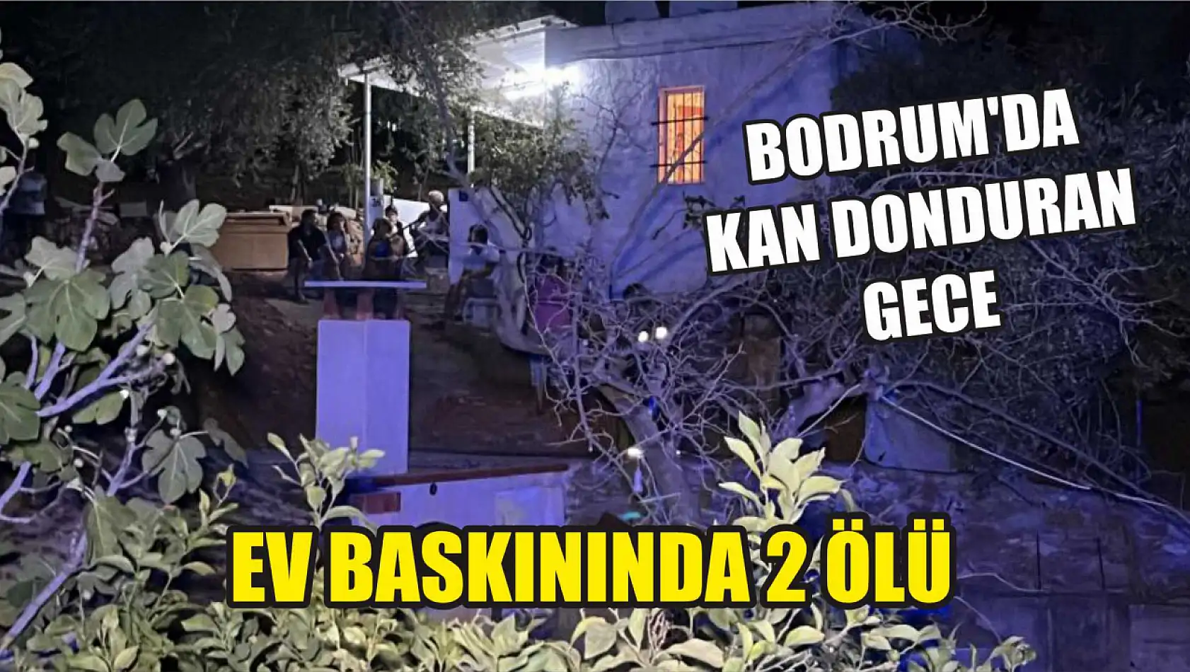 Bodrum'da Kan Donduran Gece: Ev Baskınında 2 Ölü