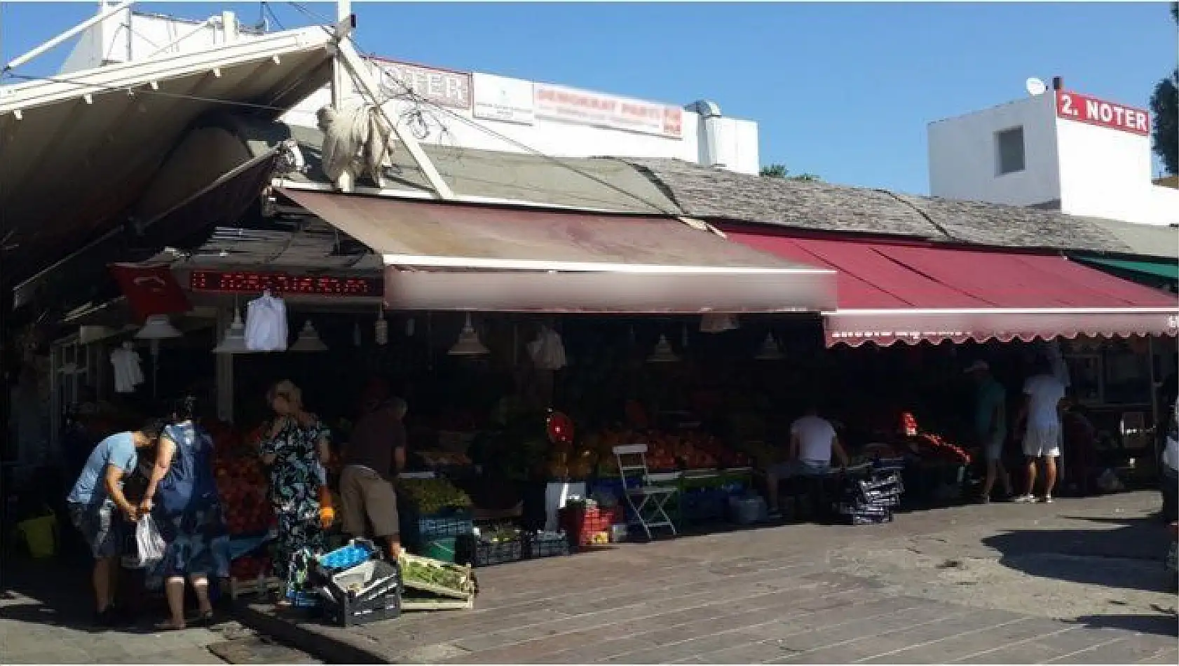 Bodrum'un gıda çarşısı özgün haline dönüyor