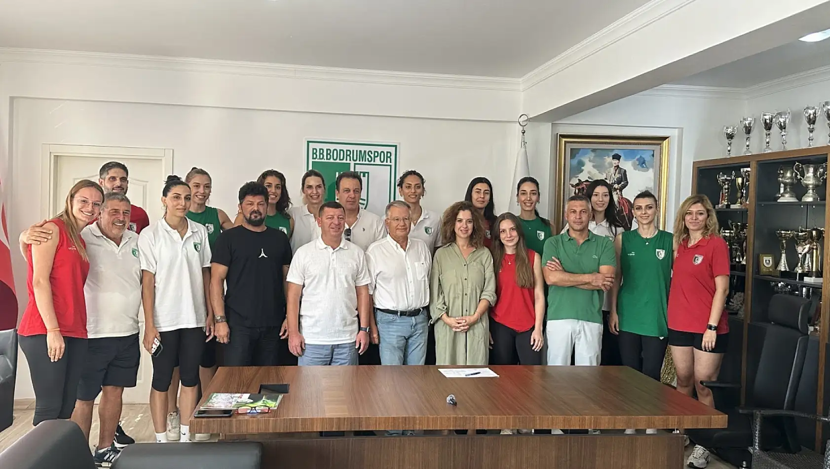 Bodrumspor Kadın Voleybol Takımı, yeni sezon için iddialı