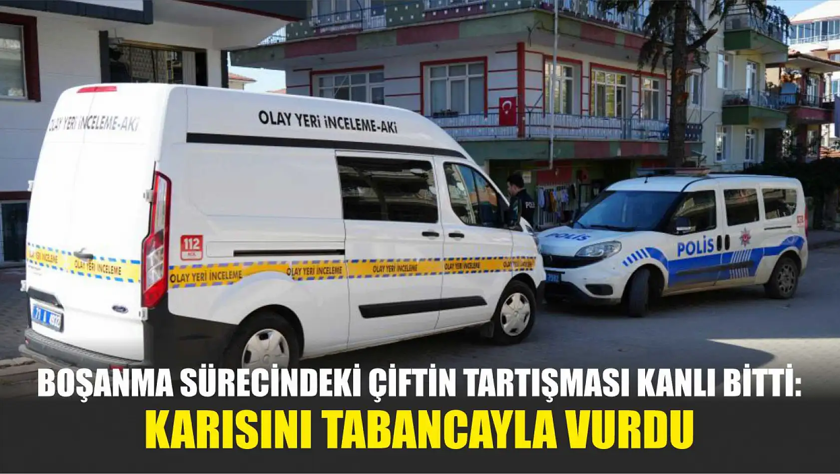 Boşanma sürecindeki çiftin tartışması kanlı bitti: Karısını tabancayla vurdu