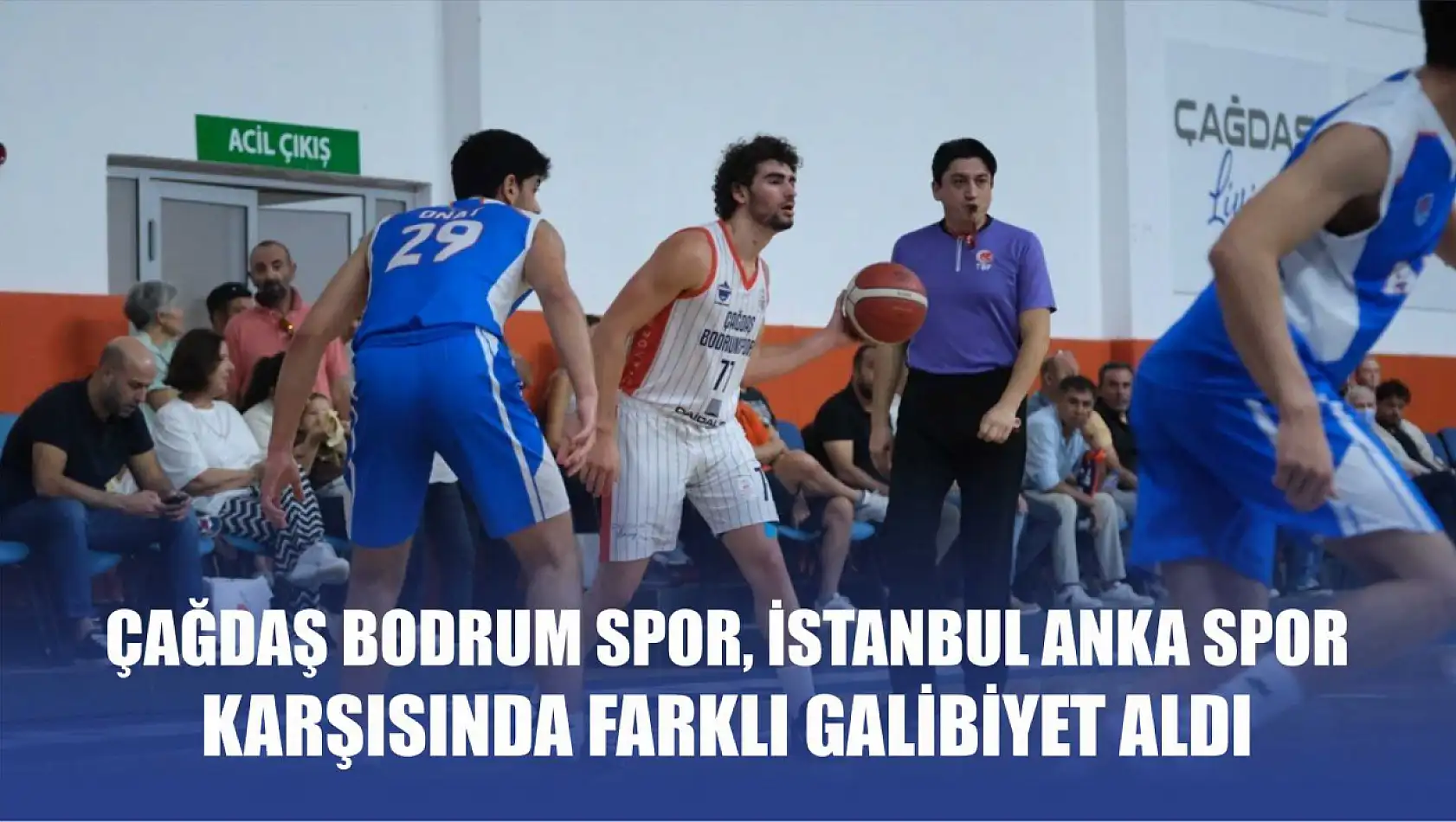 Çağdaş Bodrum Spor, İstanbul Anka Spor karşısında farklı galibiyet aldı