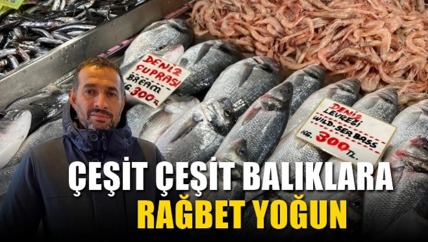 Çeşit Çeşit Balıklara Rağbet Yoğun