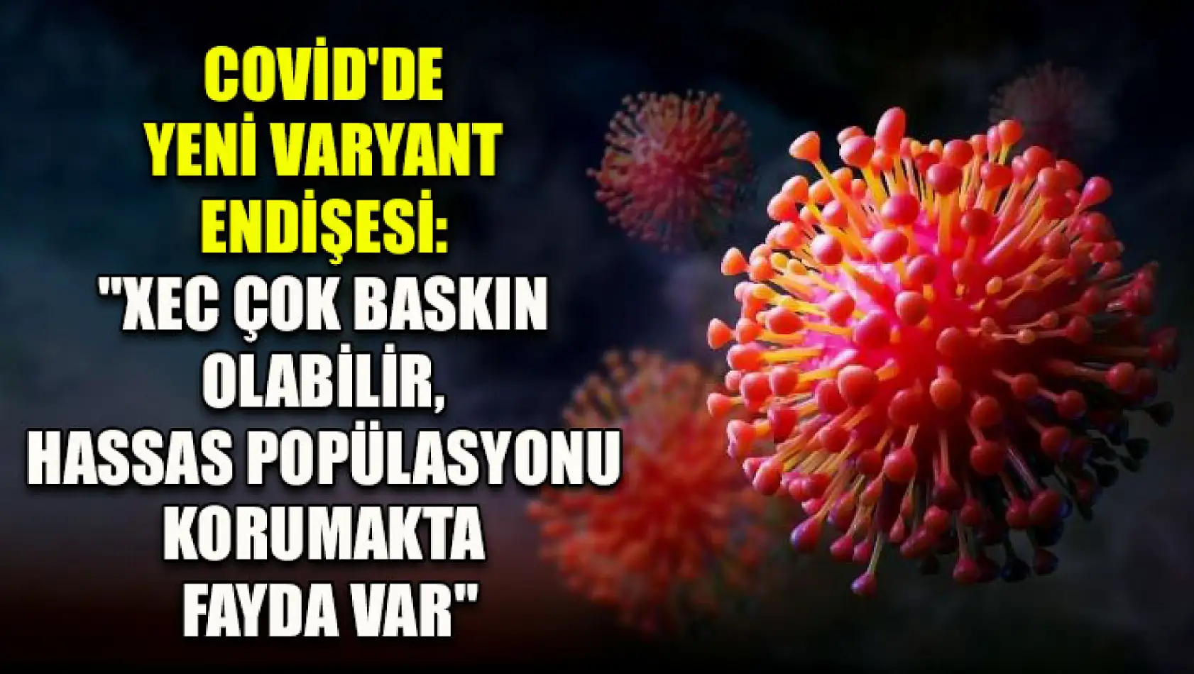 Covid'de yeni varyant endişesi: 'XEC çok baskın olabilir, hassas popülasyonu korumakta fayda var'