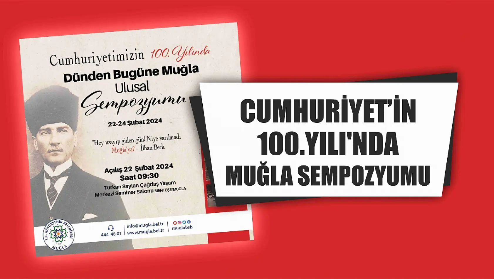 Cumhuriyet'in 100.Yılı'nda Muğla Sempozyumu