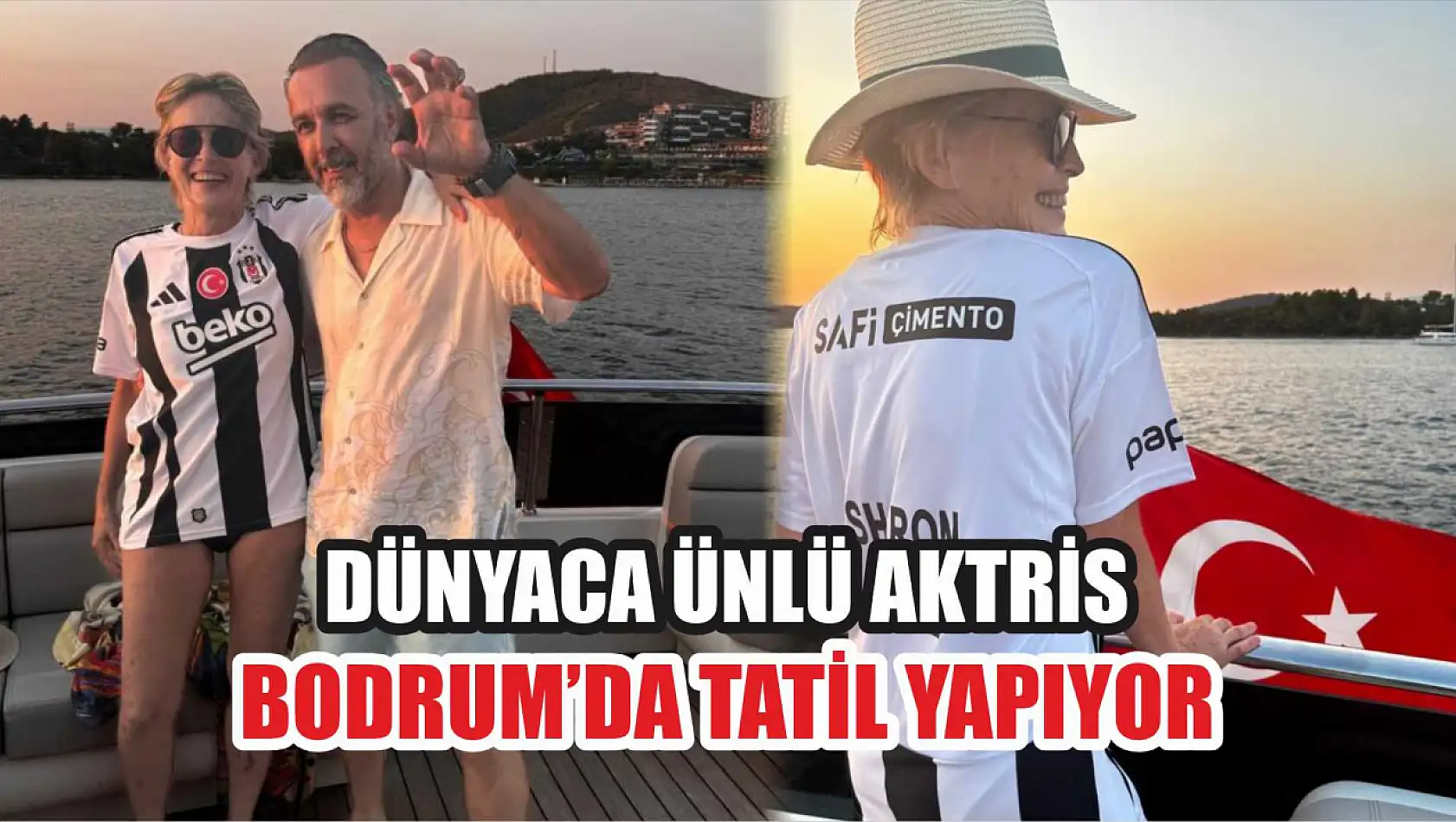 Dünyaca ünlü aktris Bodrum'da tatil yapıyor