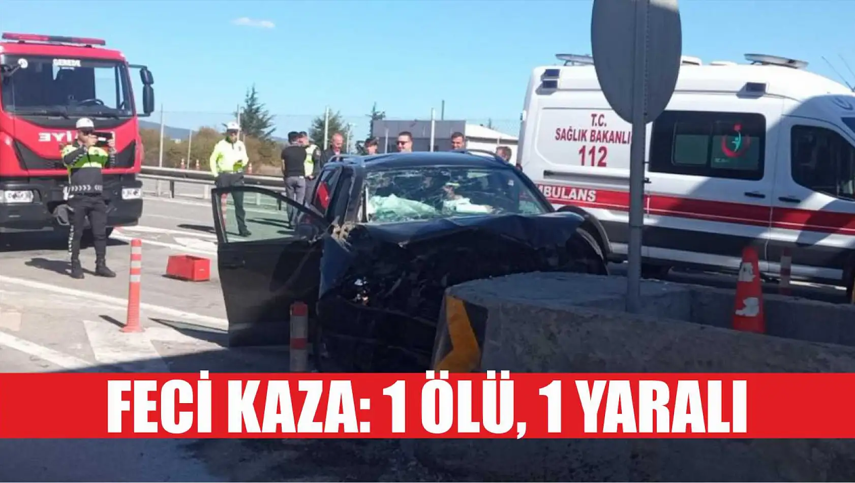 Feci kaza: 1 ölü, 1 yaralı