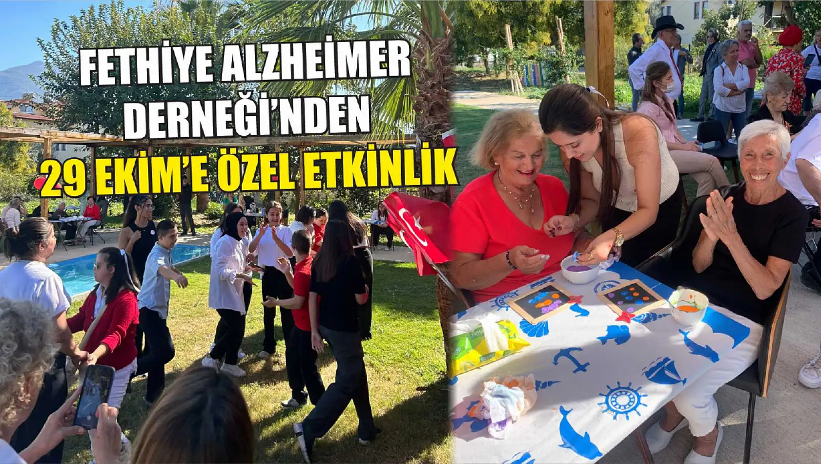 Fethiye Alzheimer Derneği'nden 29 Ekim'e özel etkinlik