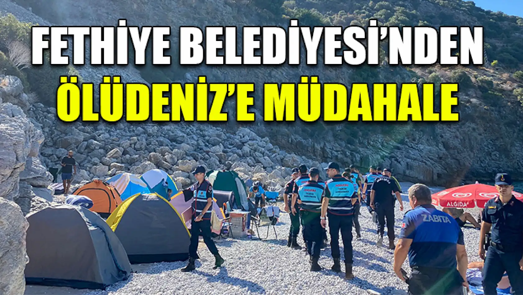 Fethiye Belediyesi'nden Ölüdeniz'e Müdahale