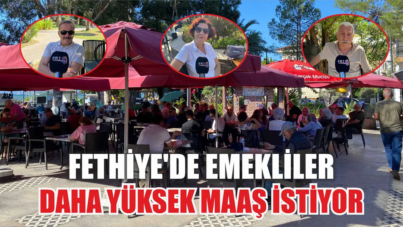 Fethiye'de emekliler daha yüksek maaş istiyor