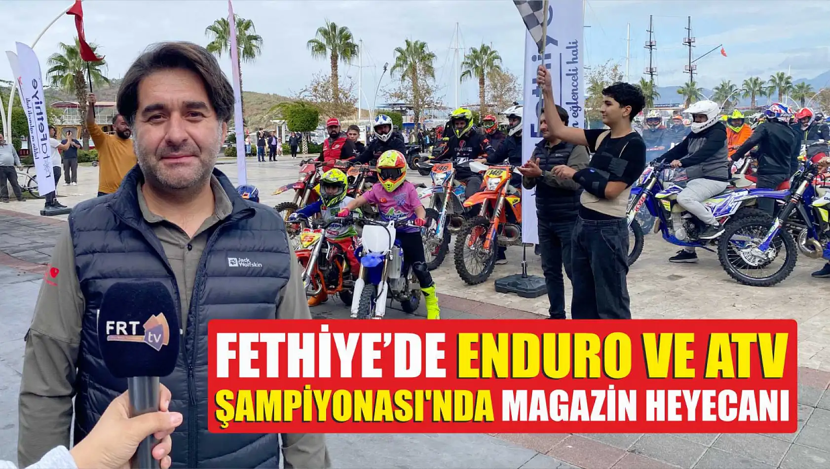 Fethiye'de Enduro ve ATV Şampiyonası'nda Magazin Heyecanı