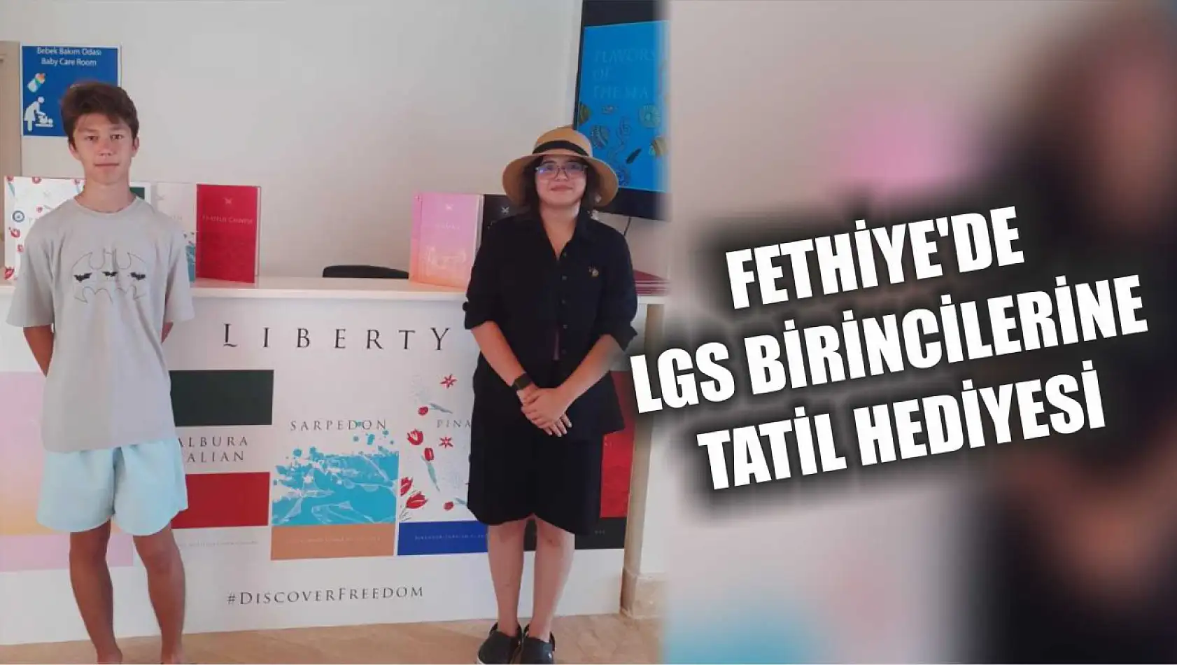 Fethiye'de LGS birincilerine tatil hediyesi