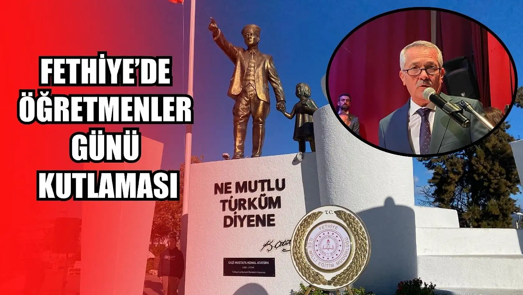 Fethiye'de Öğretmenler Günü Kutlaması