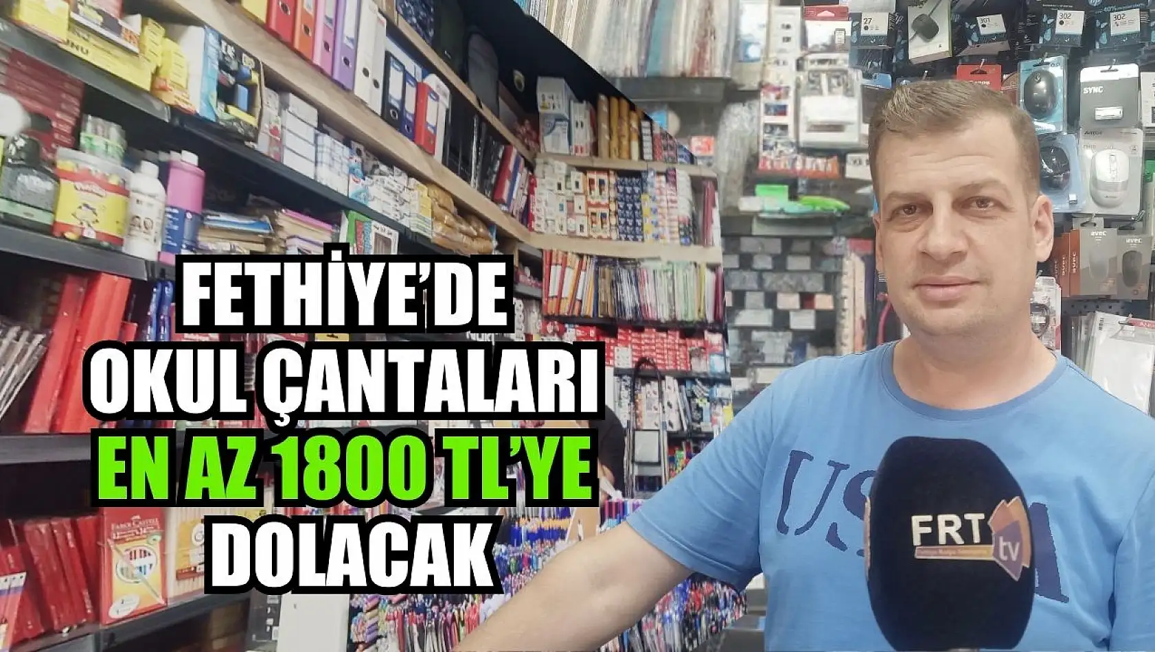 Fethiye'de Okul Çantaları En Az 1800 TL'ye Dolacak