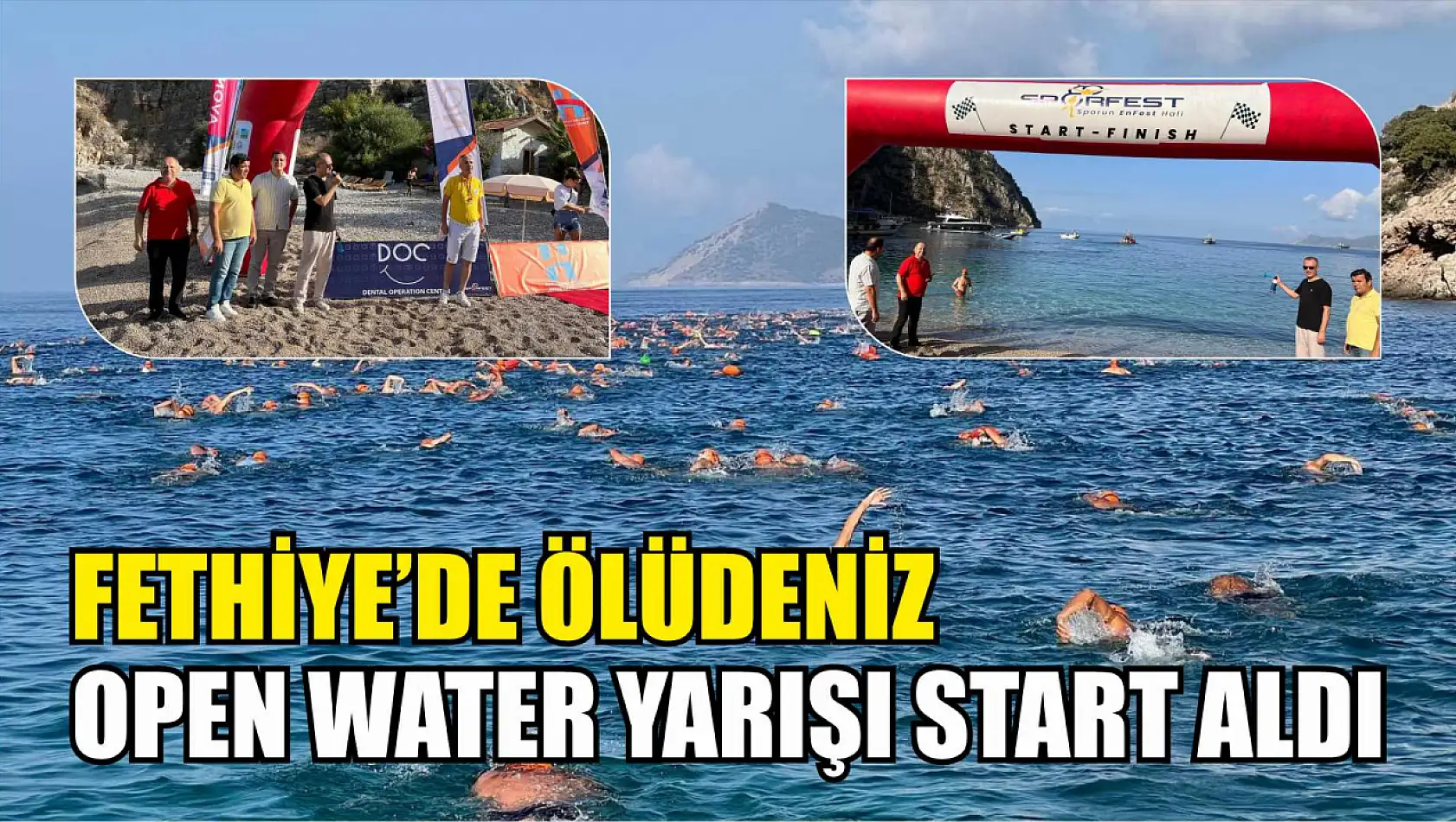 Fethiye'de Ölüdeniz Open Water yarışı start aldı