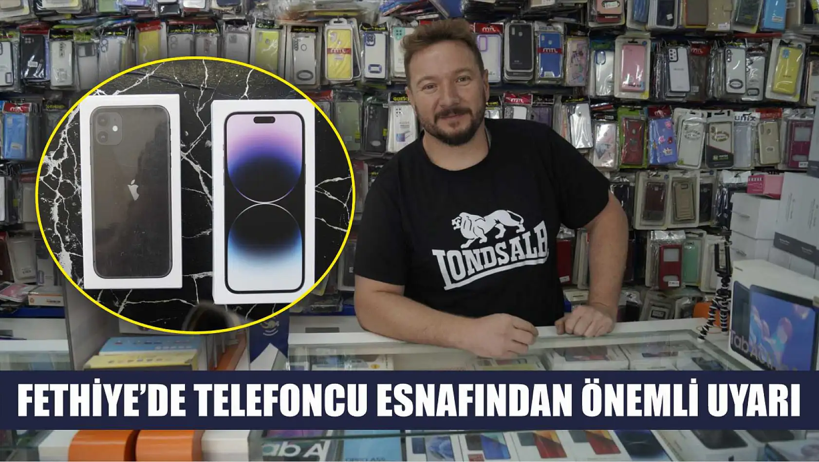 Fethiye'de telefoncu esnafından önemli uyarı