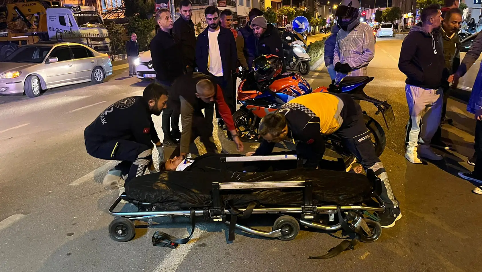 Fethiye'de trafik kazası, 2 yaralı