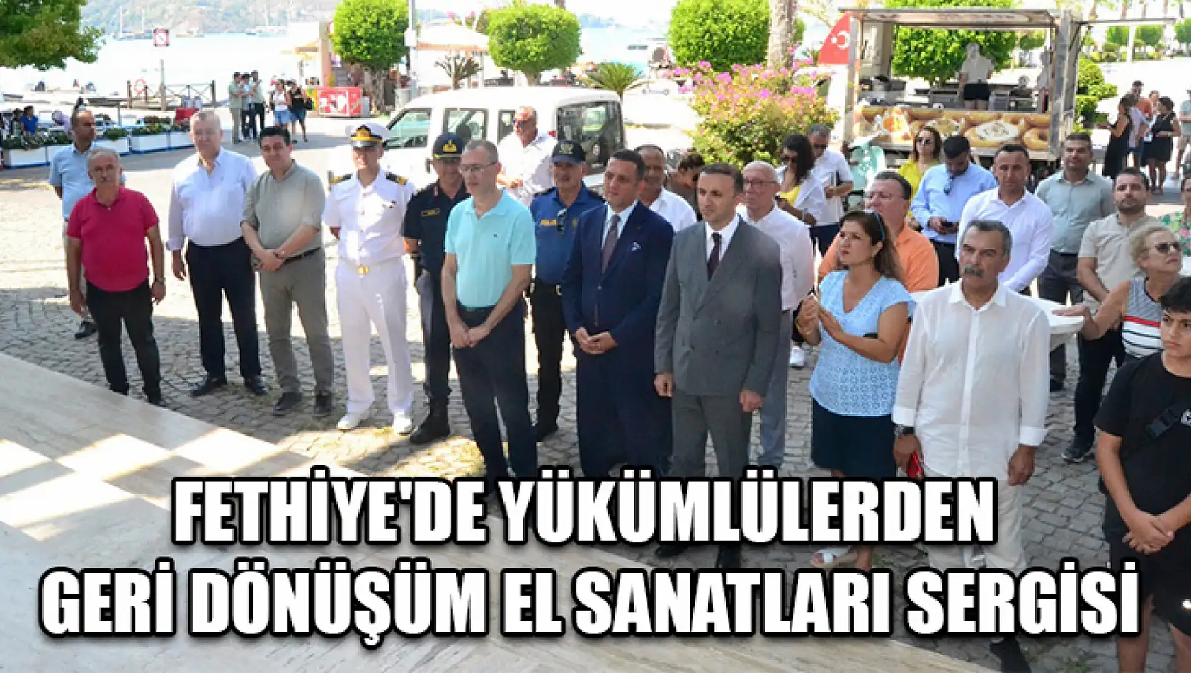 Fethiye'de Yükümlülerden Geri Dönüşüm El Sanatları Sergisi