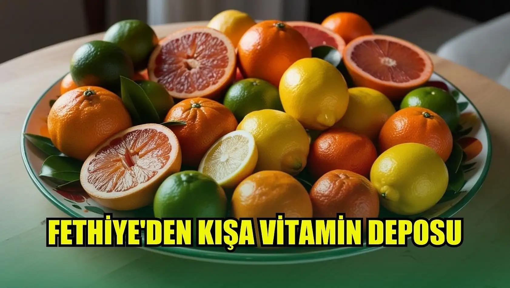 Fethiye'den kışa vitamin deposu