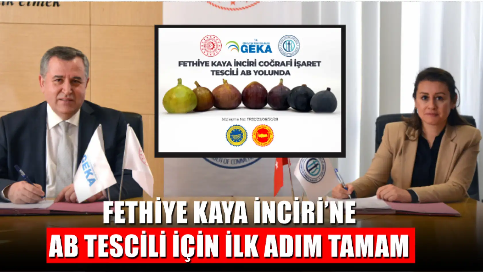 Fethiye Kaya İnciri'ne AB Tescili İçin İlk Adım Tamam