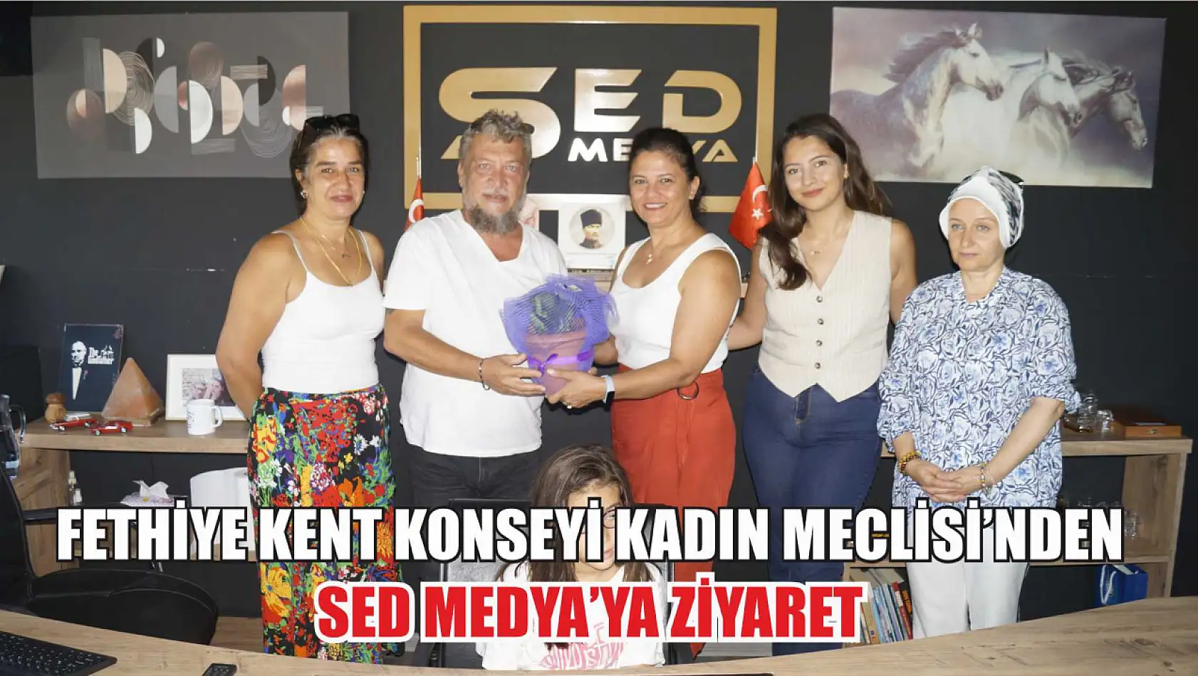 Fethiye Kent Konseyi Kadın Meclisi'nden SED Medya'ya ziyaret