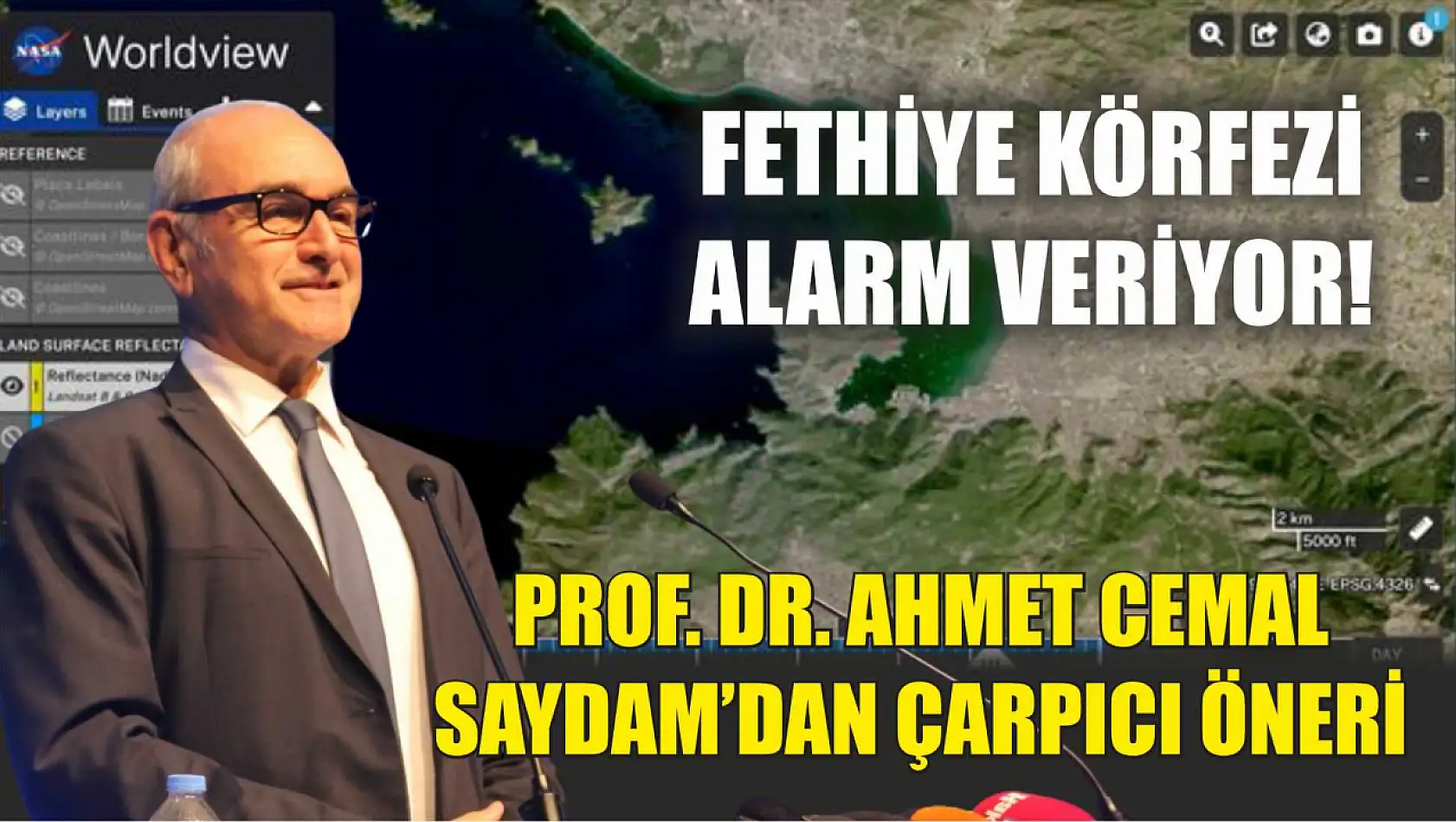 Fethiye körfezi alarm veriyor! Prof. Dr. Ahmet Cemal Saydam'dan çarpıcı öneri