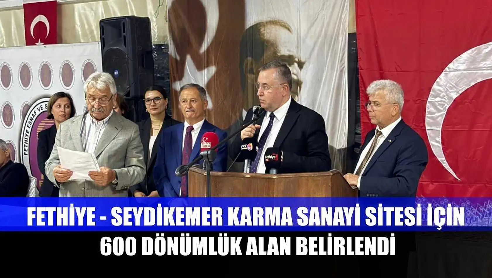 Fethiye - Seydikemer Karma Sanayi Sitesi İçin 600 Dönümlük Alan Belirlendi