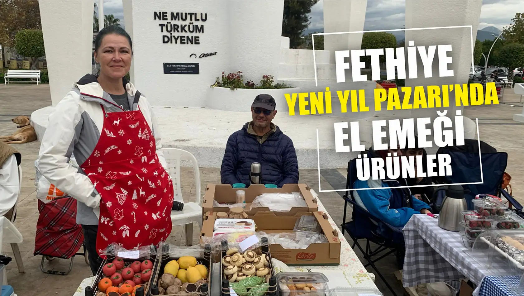 Fethiye Yeni Yıl Pazarı'nda El Emeği Ürünler