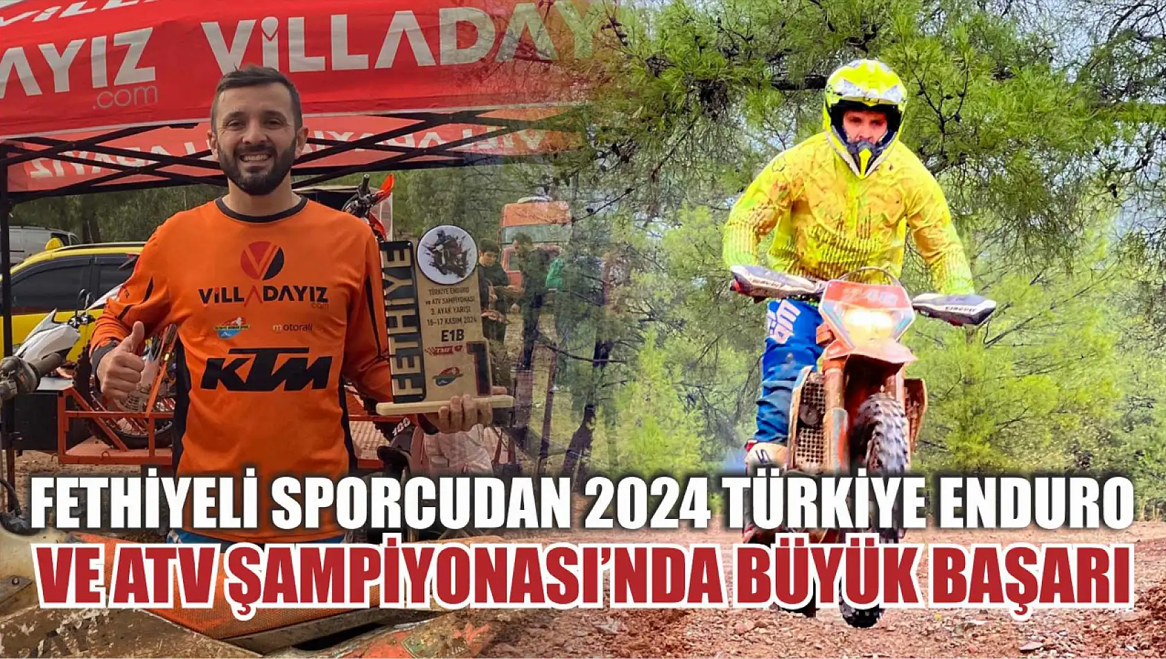 Fethiyeli sporcudan 2024 Türkiye Enduro ve ATV Şampiyonası'nda büyük başarı