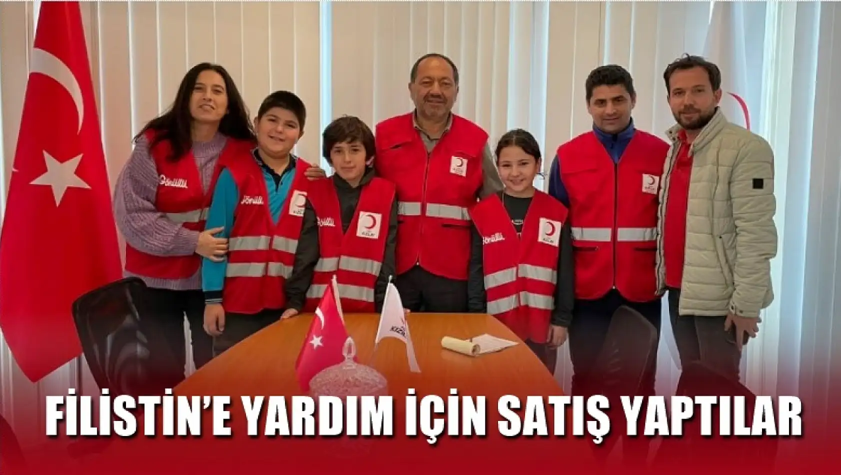 Filistin'e yardım için satış yaptılar