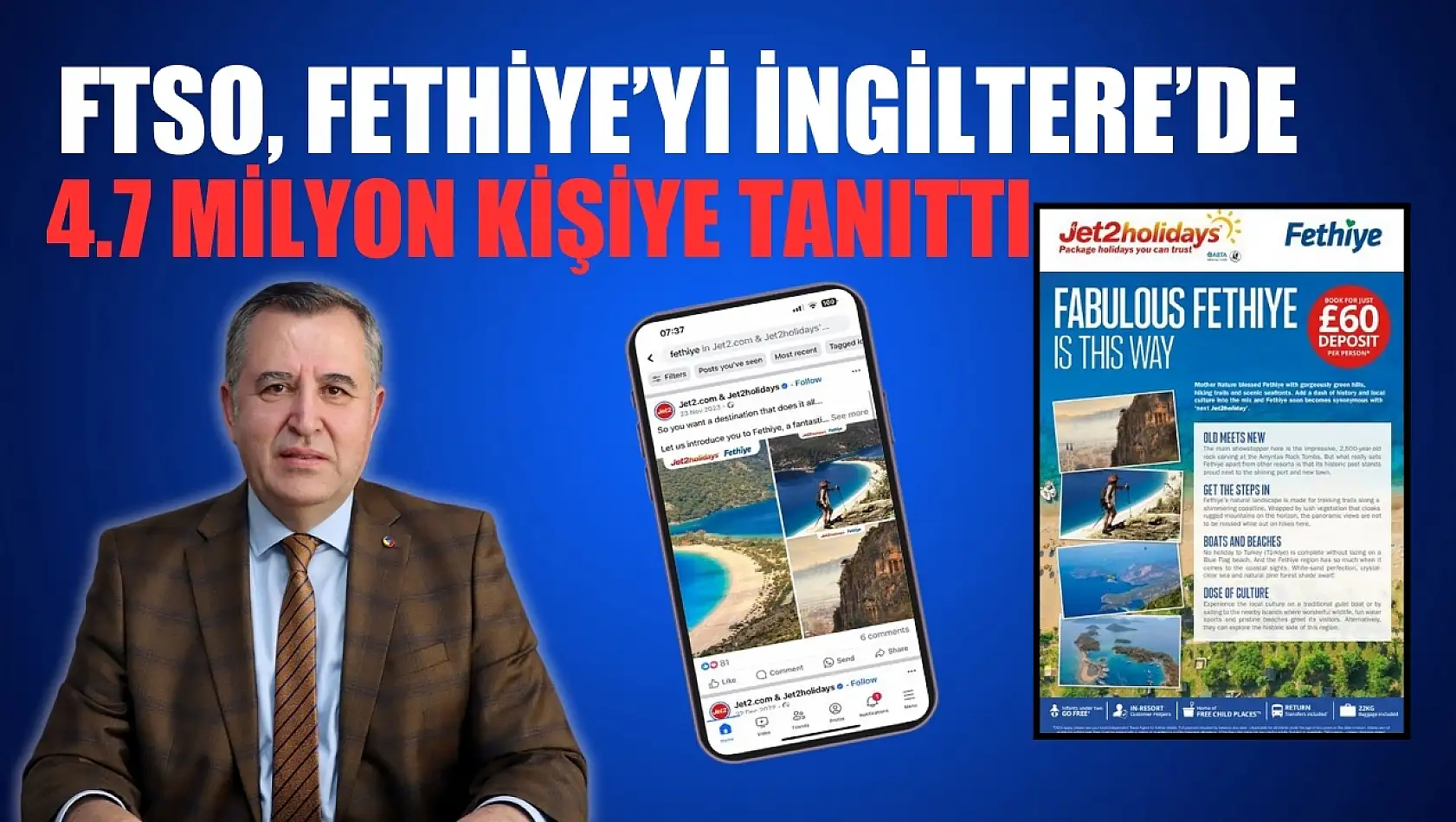 FTSO, Fethiye'yi İngiltere'de 4.7 Milyon Kişiye Tanıttı