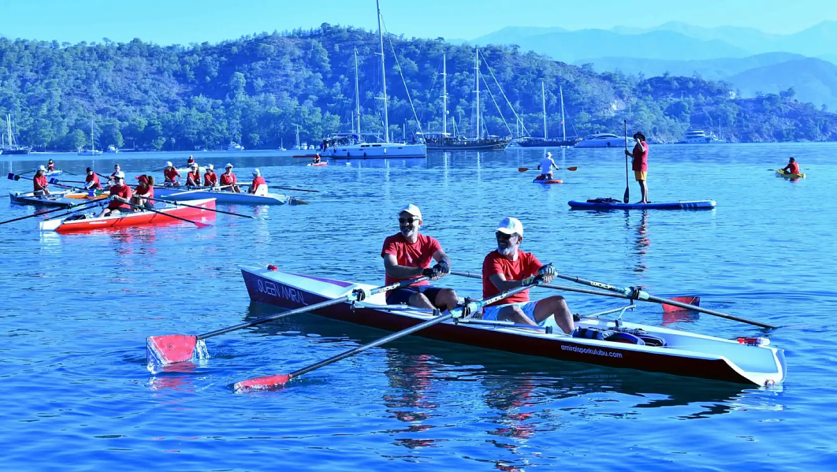 AB Hareketlilik Haftasında Fethiye'de  Kürek, Kano ve Paddle Board etkinliği yapıldı
