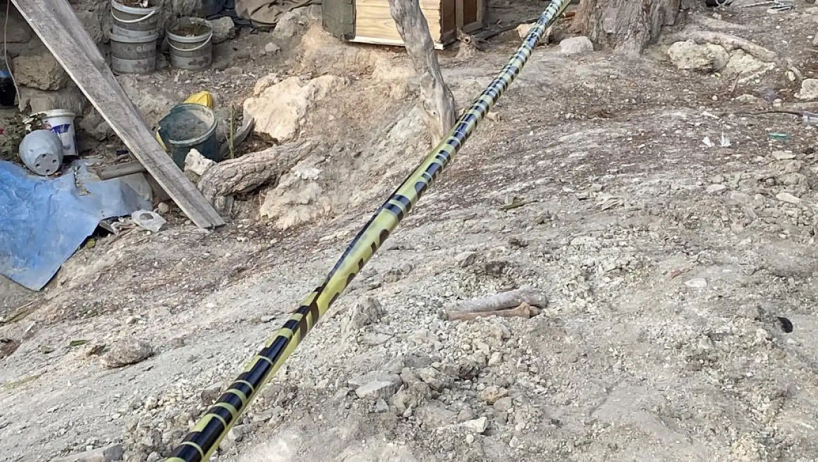 Kazı çalışması sırasında insan kemikleri bulundu