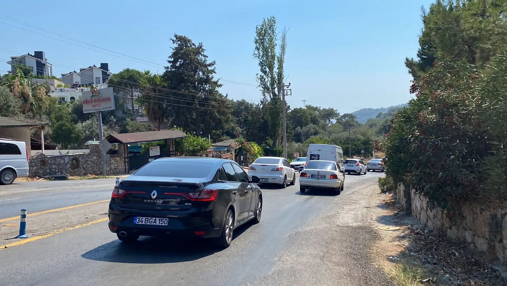 Fethiye Ölüdeniz'de Trafik, Bayram Günlerini Aratmıyor