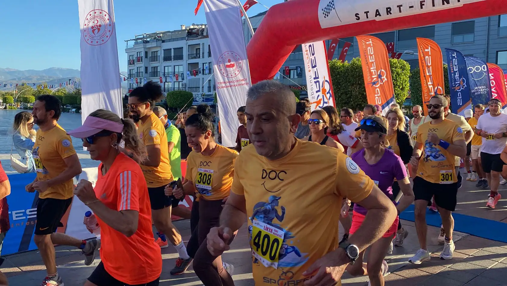 Fethiye'de Sporfest'in son etabı start aldı