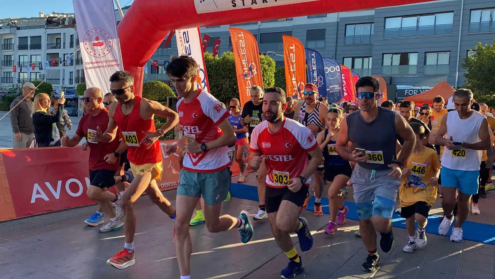 Fethiye'de Sporfest'in son etabı start aldı