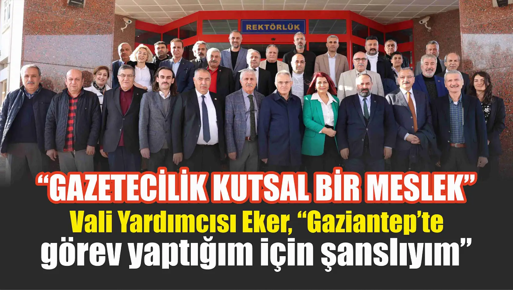 Gazetecilik kutsal bir meslek