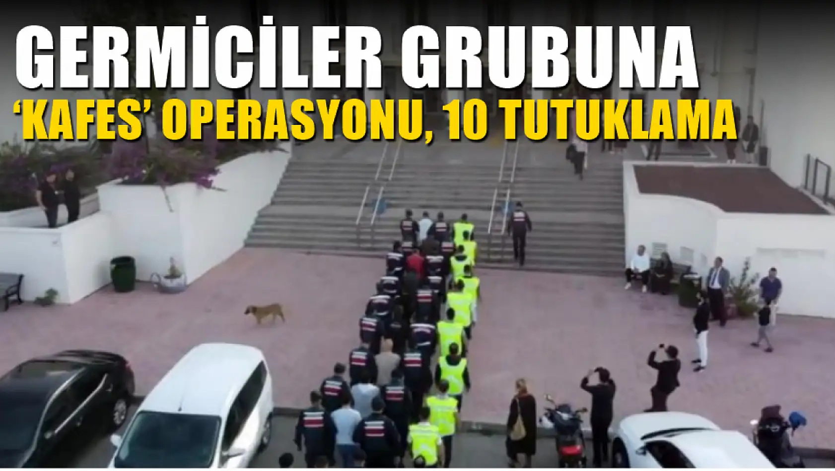 Germiciler grubuna 'Kafes' operasyonu, 10 tutuklama