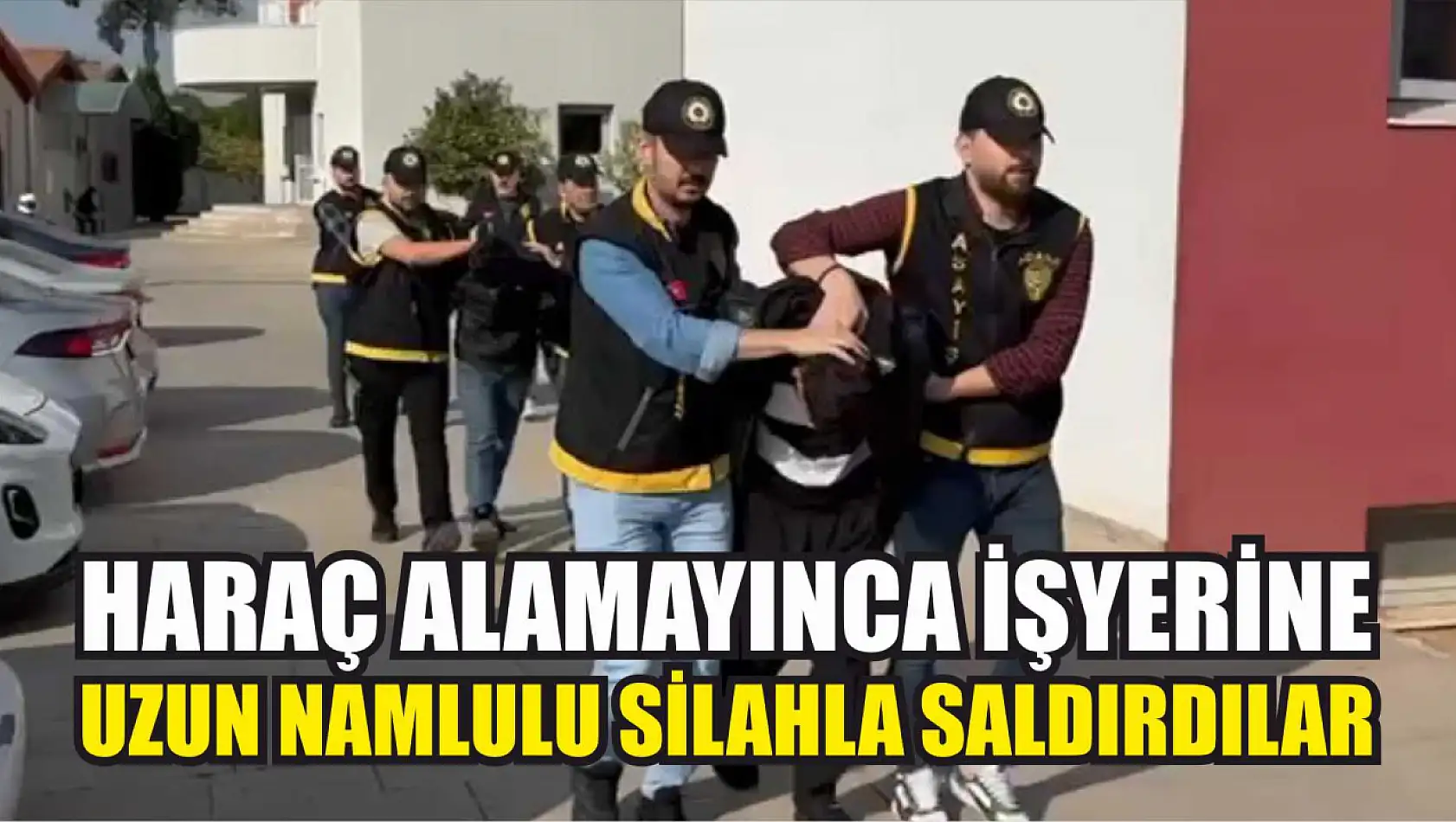 Haraç alamayınca işyerine uzun namlulu silahla saldırdılar