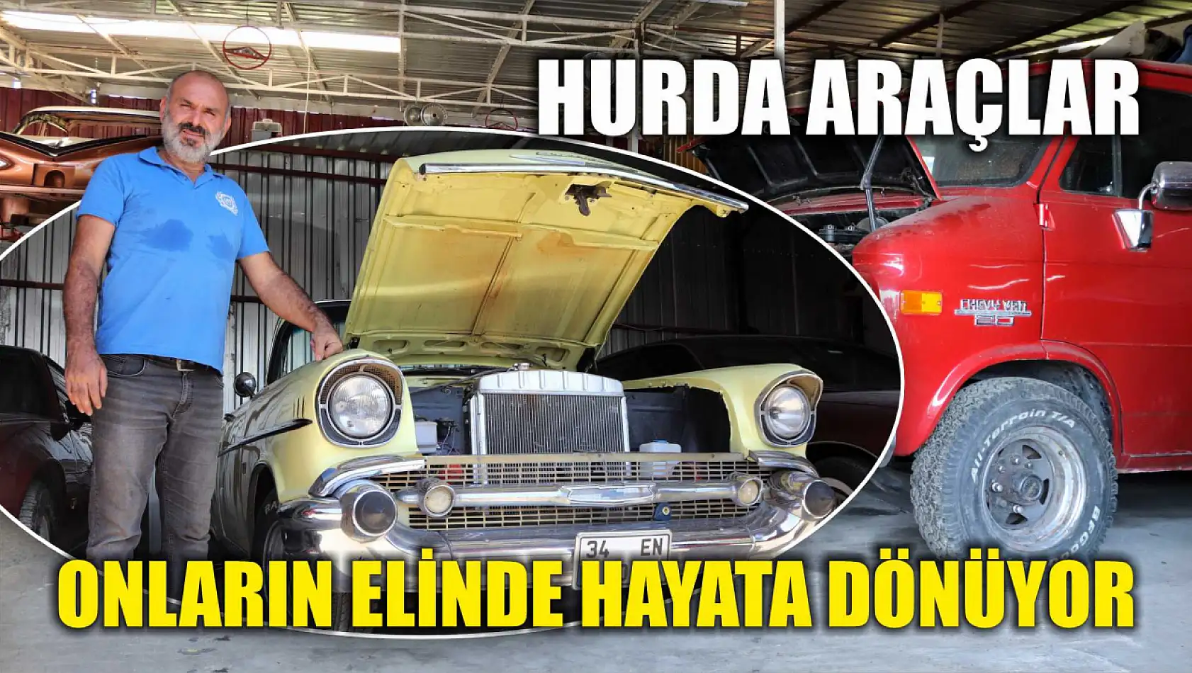 Hurda araçlar onların elinde hayata dönüyor