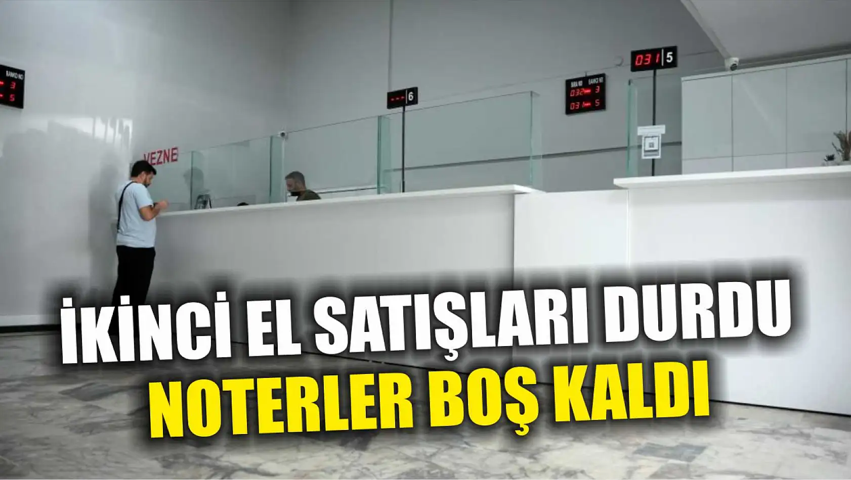 İkinci el otomobil satışları durdu, noterler boş kaldı