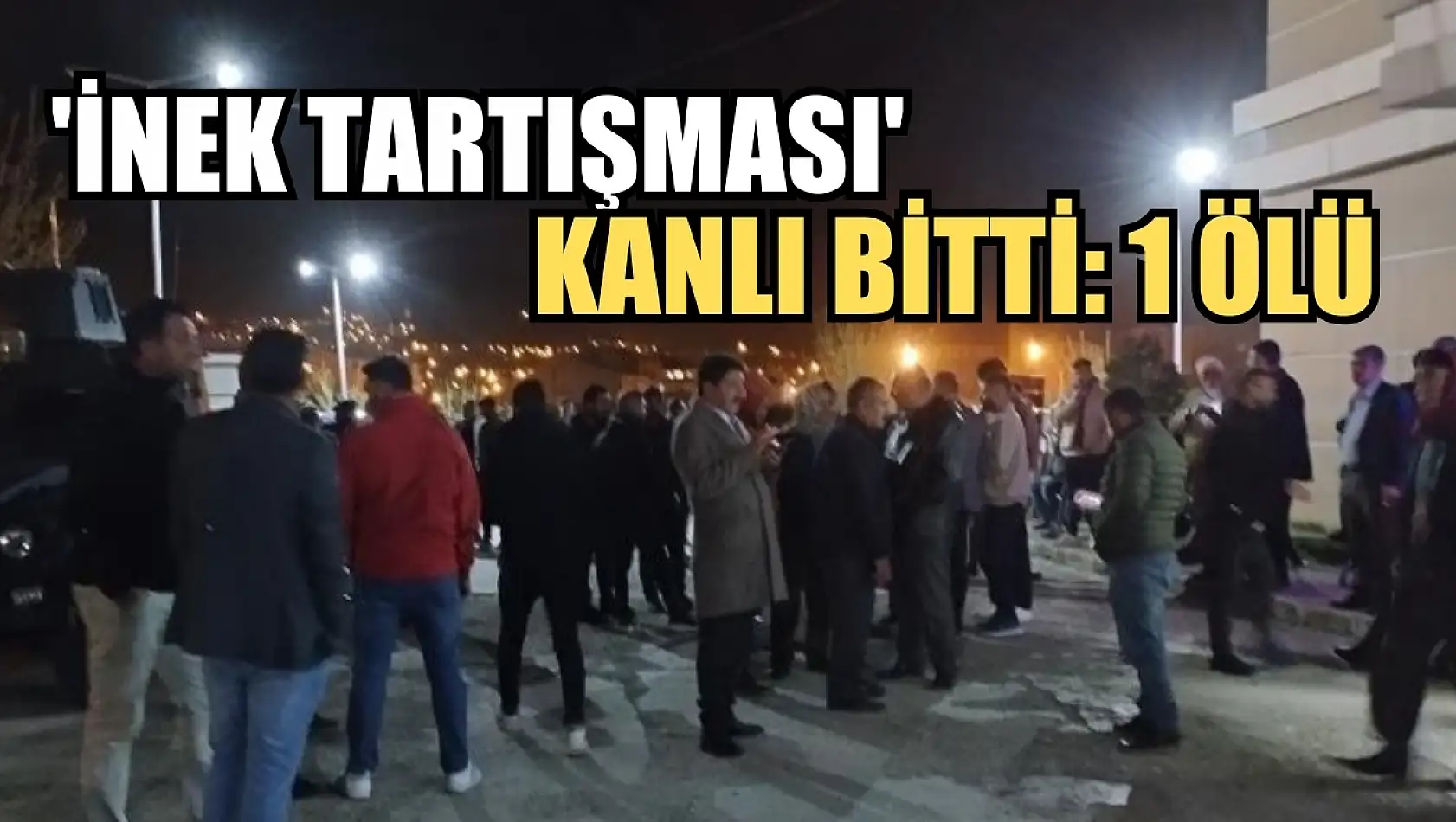 'İnek tartışması' kanlı bitti: 1 ölü