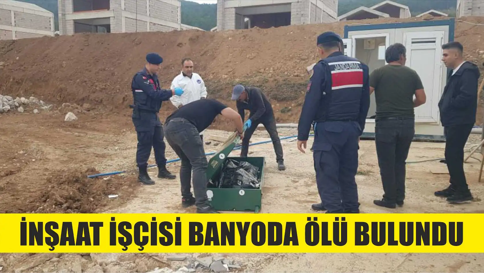 İnşaat işçisi banyoda ölü bulundu