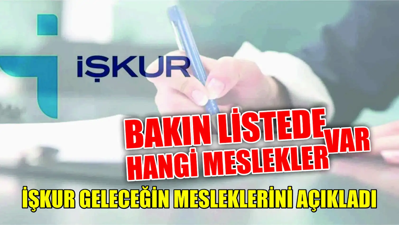 İŞKUR geleceğin mesleklerini açıkladı Bakın listede hangi meslekler var