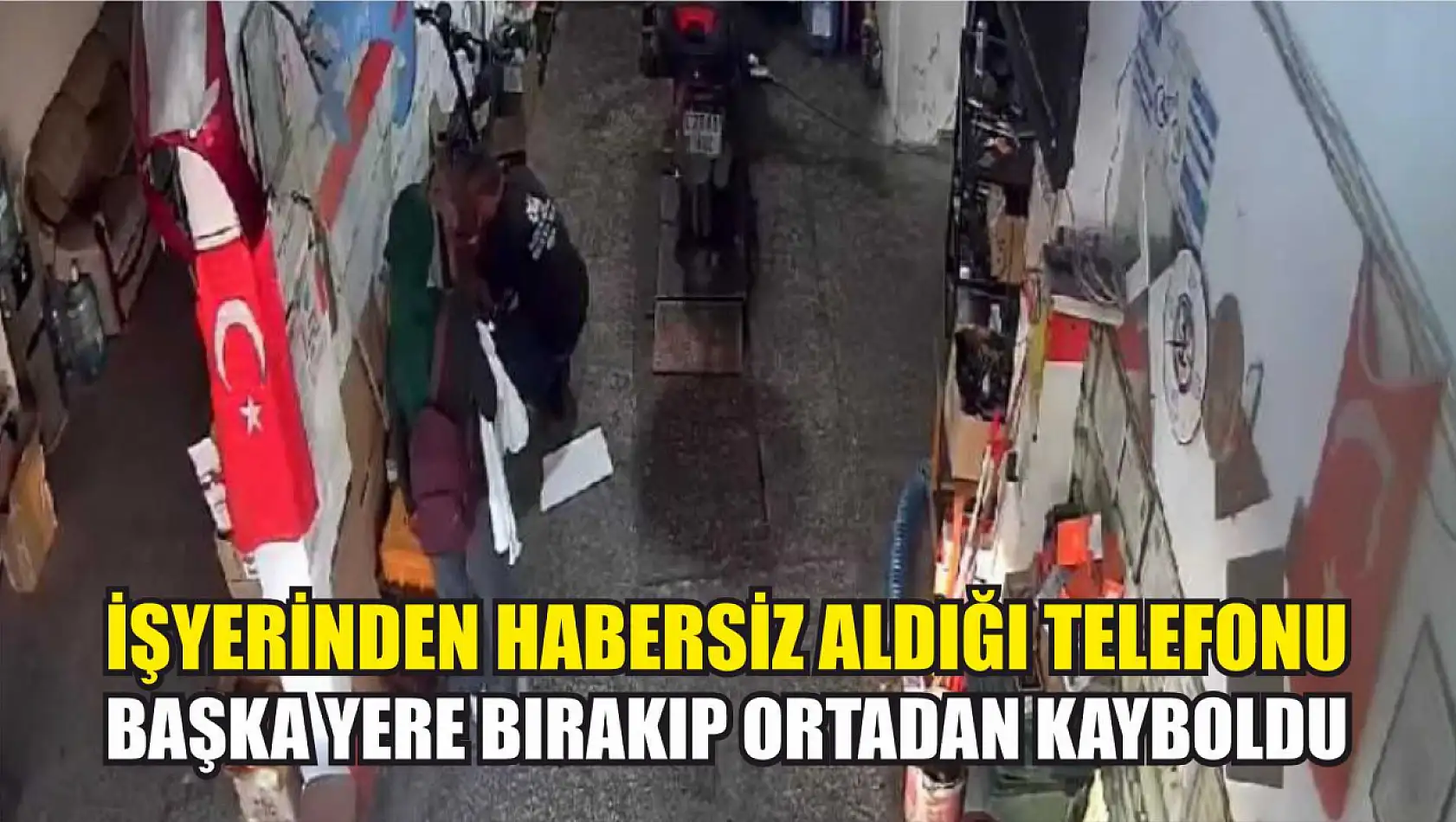 İşyerinden habersiz aldığı telefonu başka yere bırakıp ortadan kayboldu