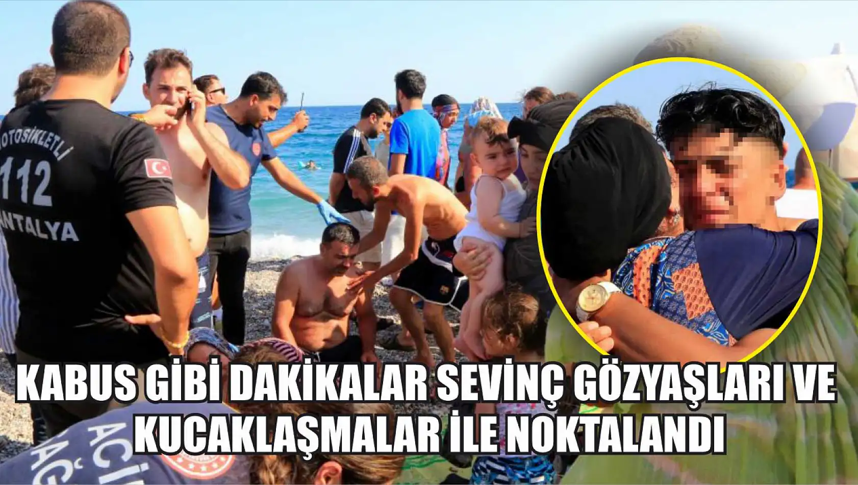 Kabus gibi dakikalar sevinç gözyaşları ve kucaklaşmalar ile noktalandı