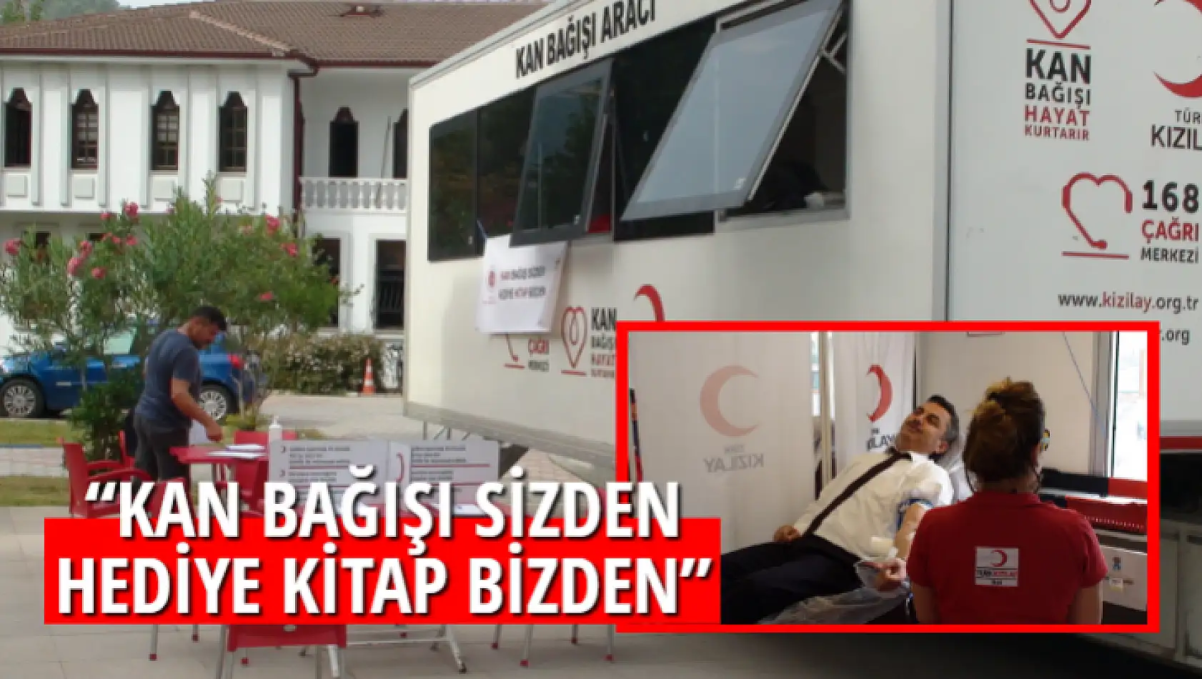 'KAN BAĞIŞI SİZDEN HEDİYE KİTAP BİZDEN'