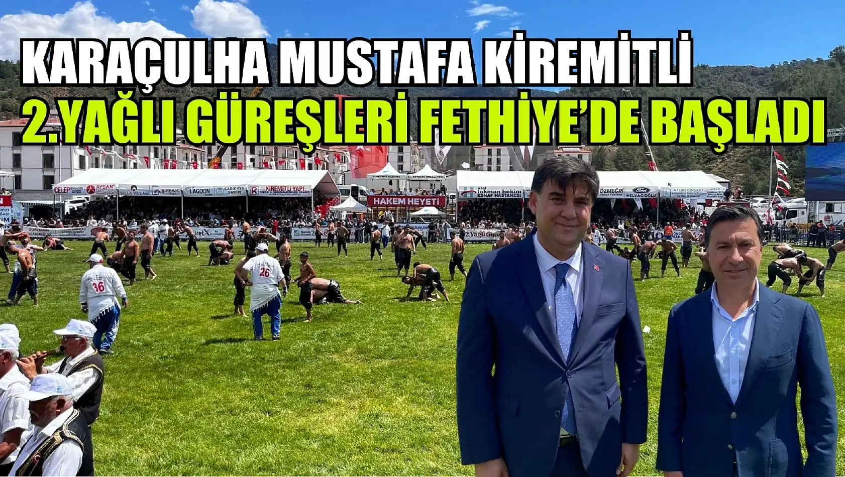 Karaçulha Mustafa Kiremitli 2.Yağlı Güreşleri Fethiye'de Başladı